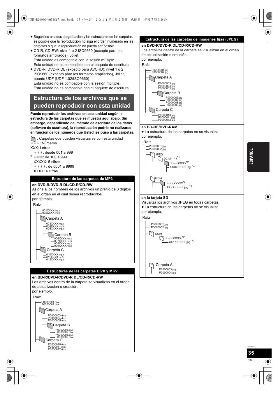Panasonic DMPB200EG User Manual | Page 123 / 196