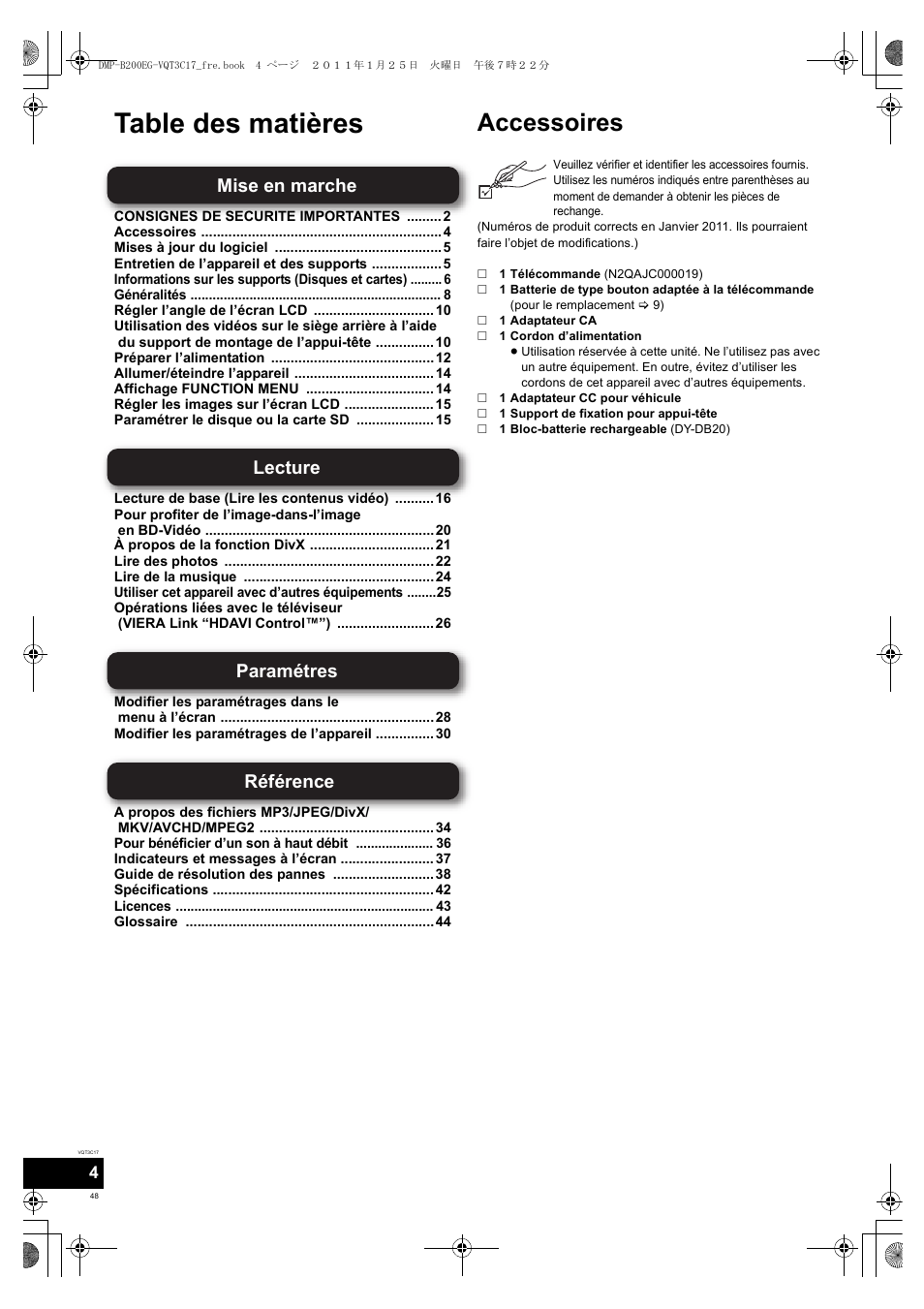 Panasonic DMPB200EG User Manual | Page 48 / 196