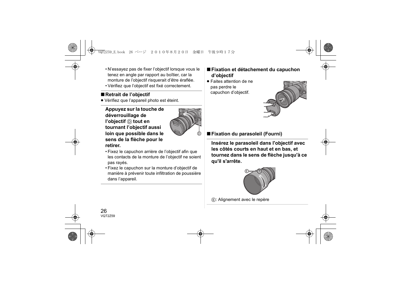 Panasonic HFS100300E User Manual | Page 26 / 72