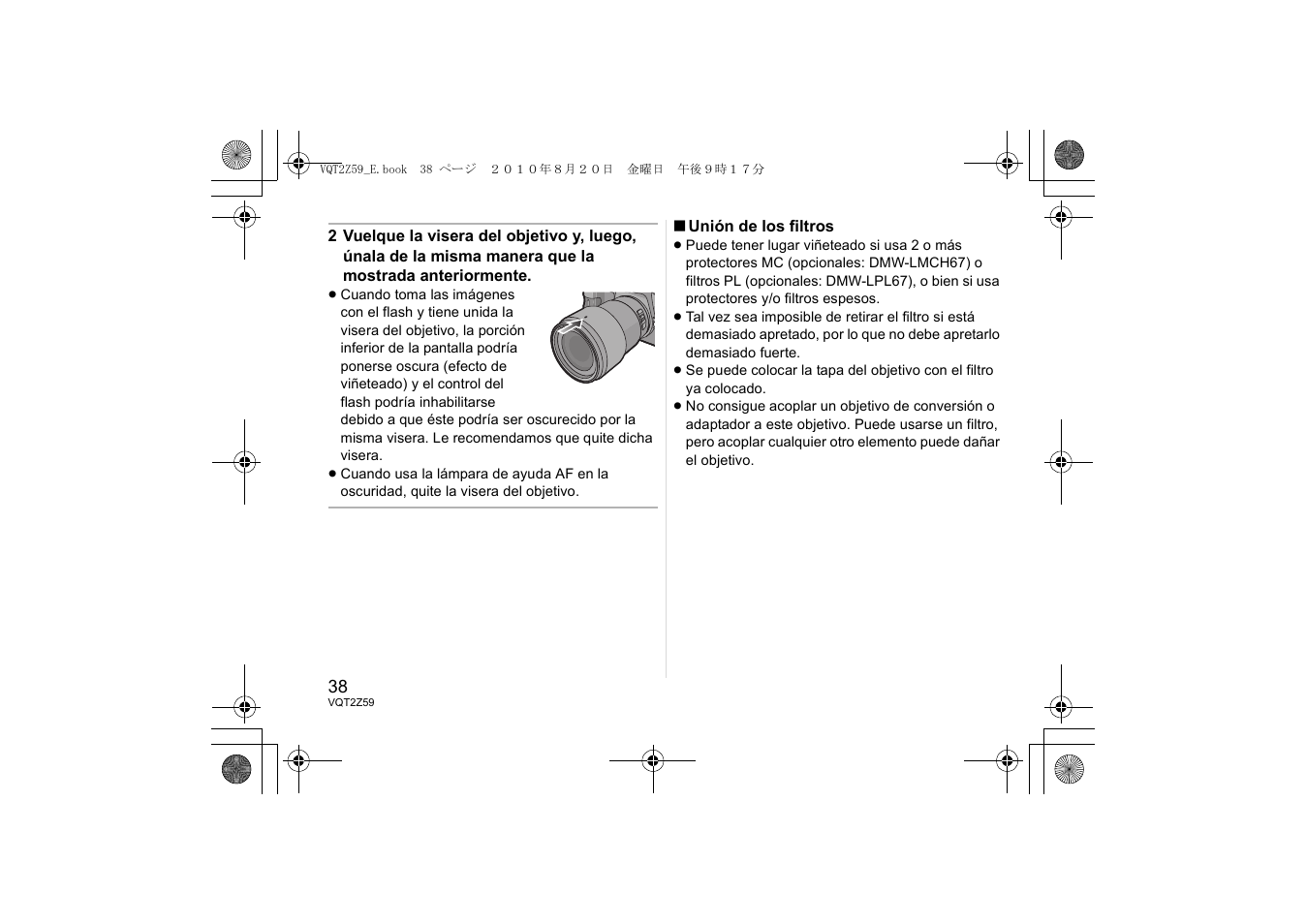 Panasonic HFS100300E User Manual | Page 38 / 72
