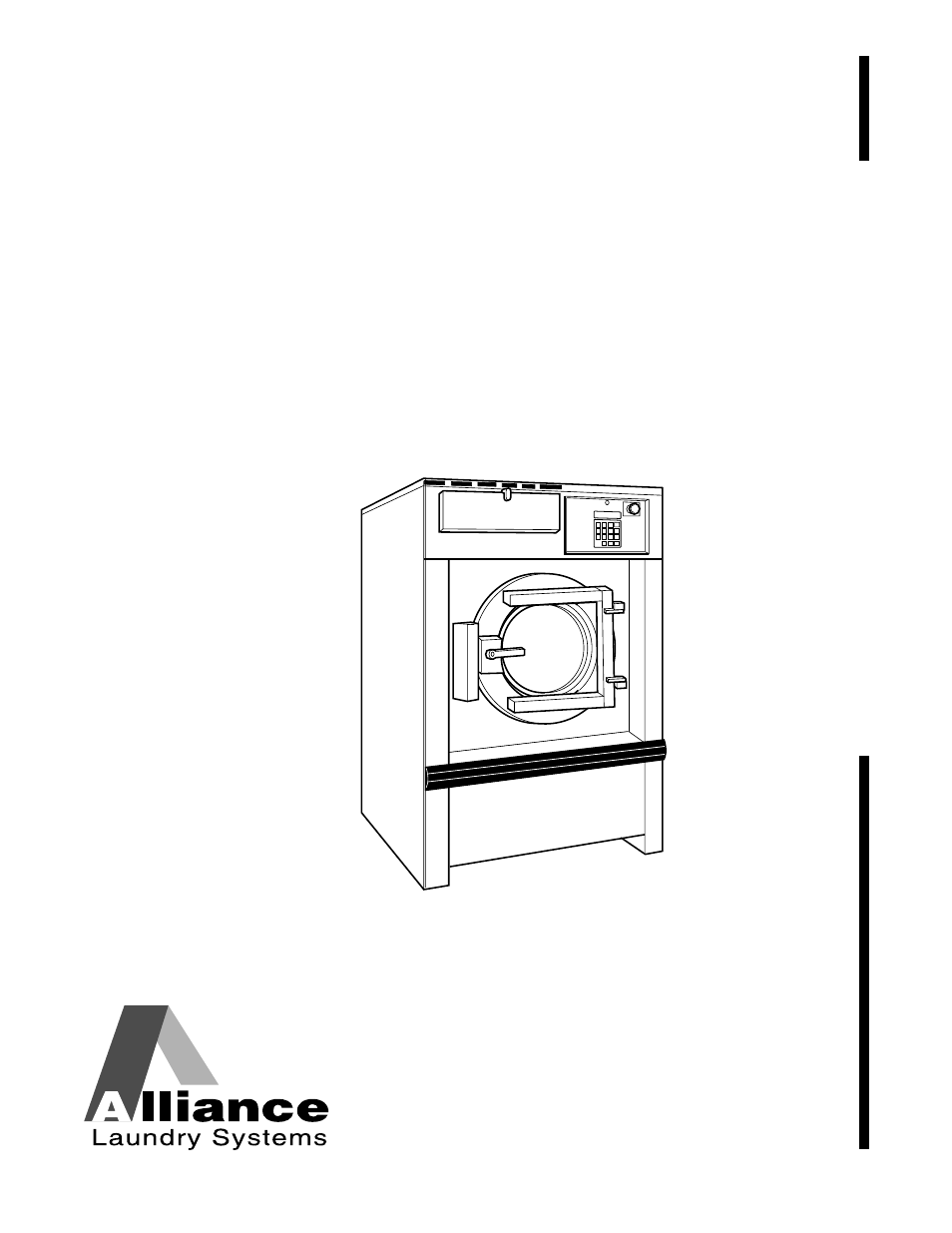 Lavadora extractora, Instalaci ón/mantenimiento, Con gabinete incorporado | Alliance Laundry Systems BF50PV User Manual | Page 59 / 119