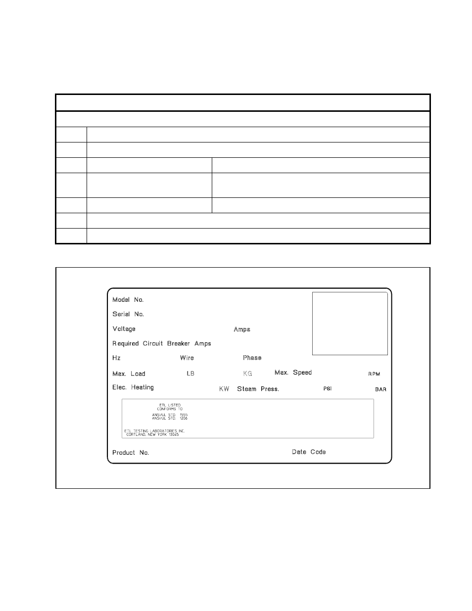 Instalación | Alliance Laundry Systems BF50PV User Manual | Page 73 / 119
