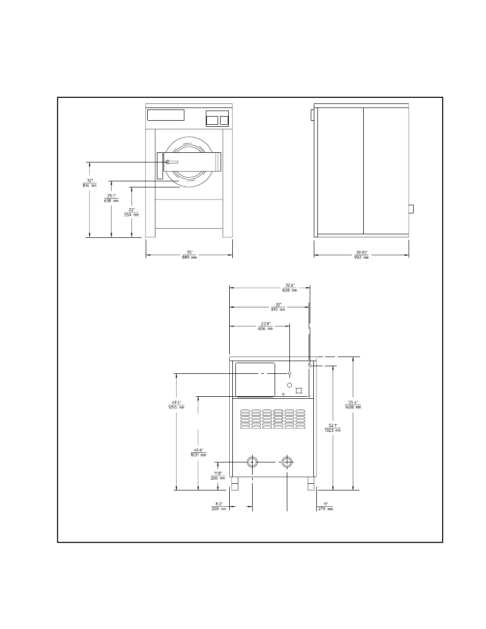Instalación | Alliance Laundry Systems BF50PV User Manual | Page 77 / 119