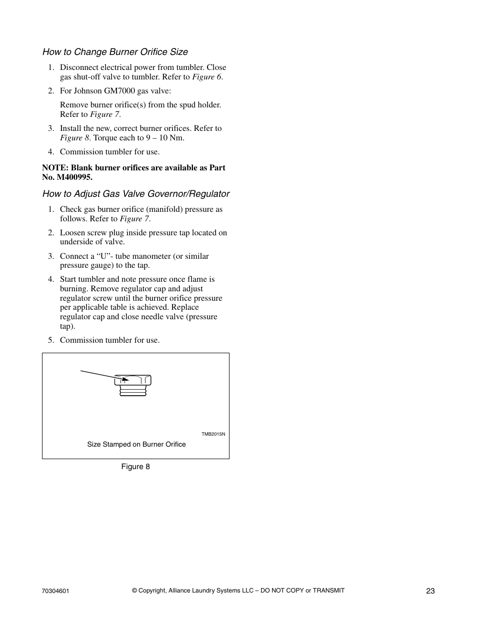 Alliance Laundry Systems T477C User Manual | Page 25 / 53