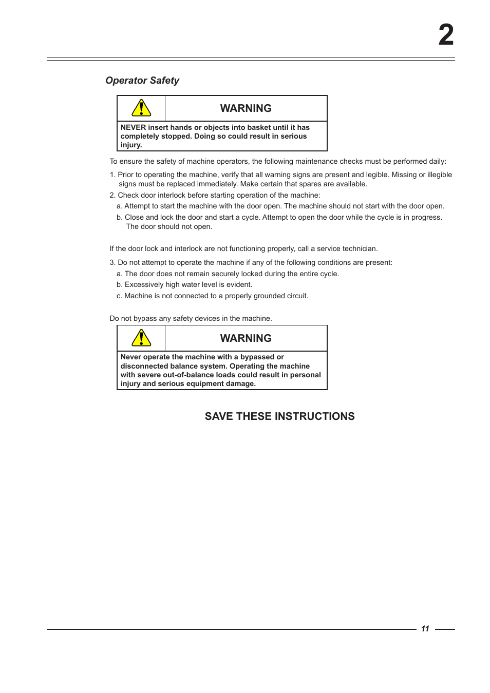Alliance Laundry Systems HF900 User Manual | Page 11 / 47