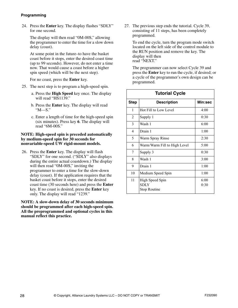 Alliance Laundry Systems UW60P3 User Manual | Page 30 / 66
