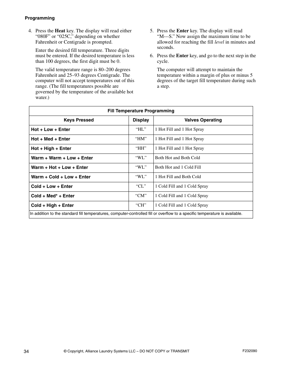 Alliance Laundry Systems UW60P3 User Manual | Page 36 / 66