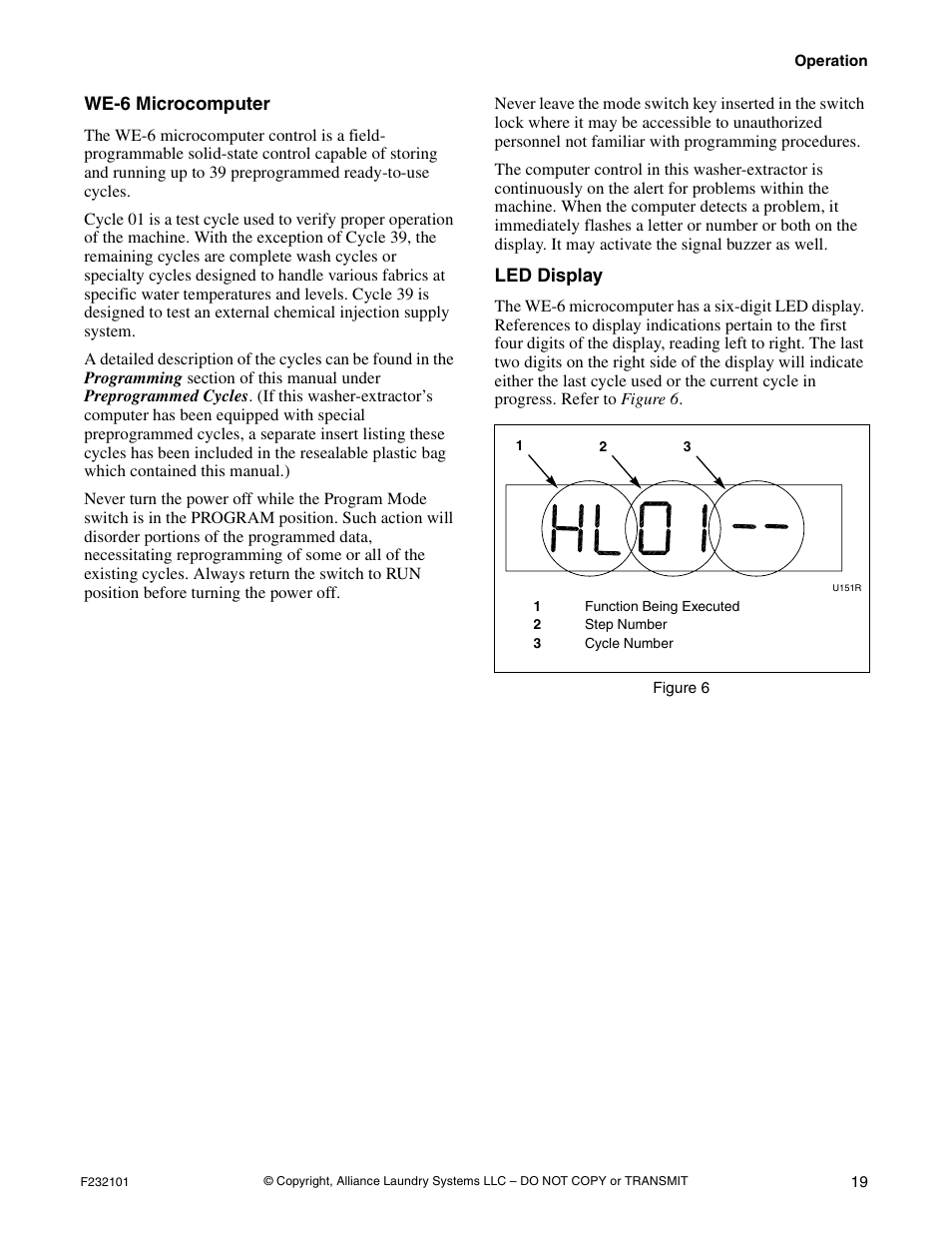 Alliance Laundry Systems SF250PV Tilt User Manual | Page 21 / 174