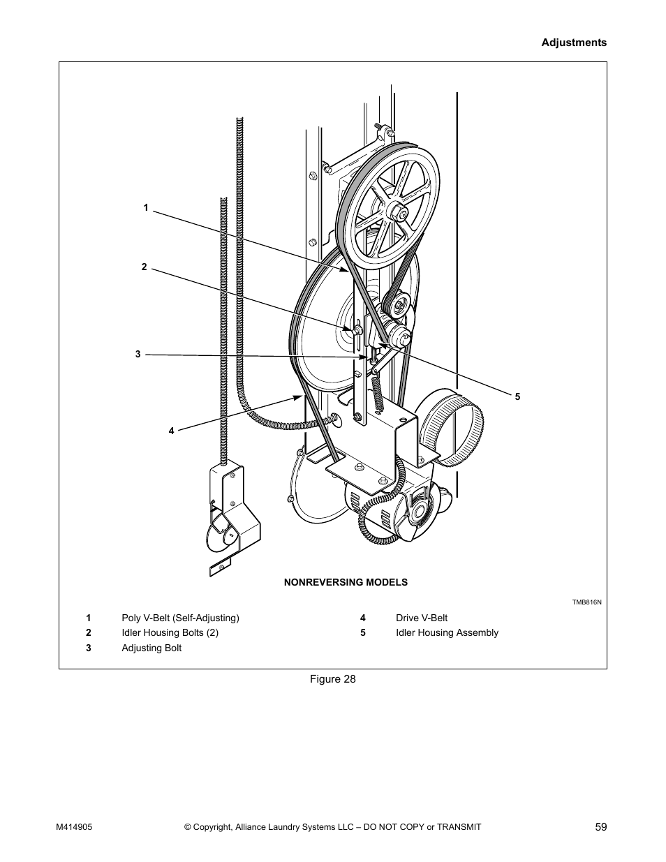 Alliance Laundry Systems TMB795C User Manual | Page 61 / 63