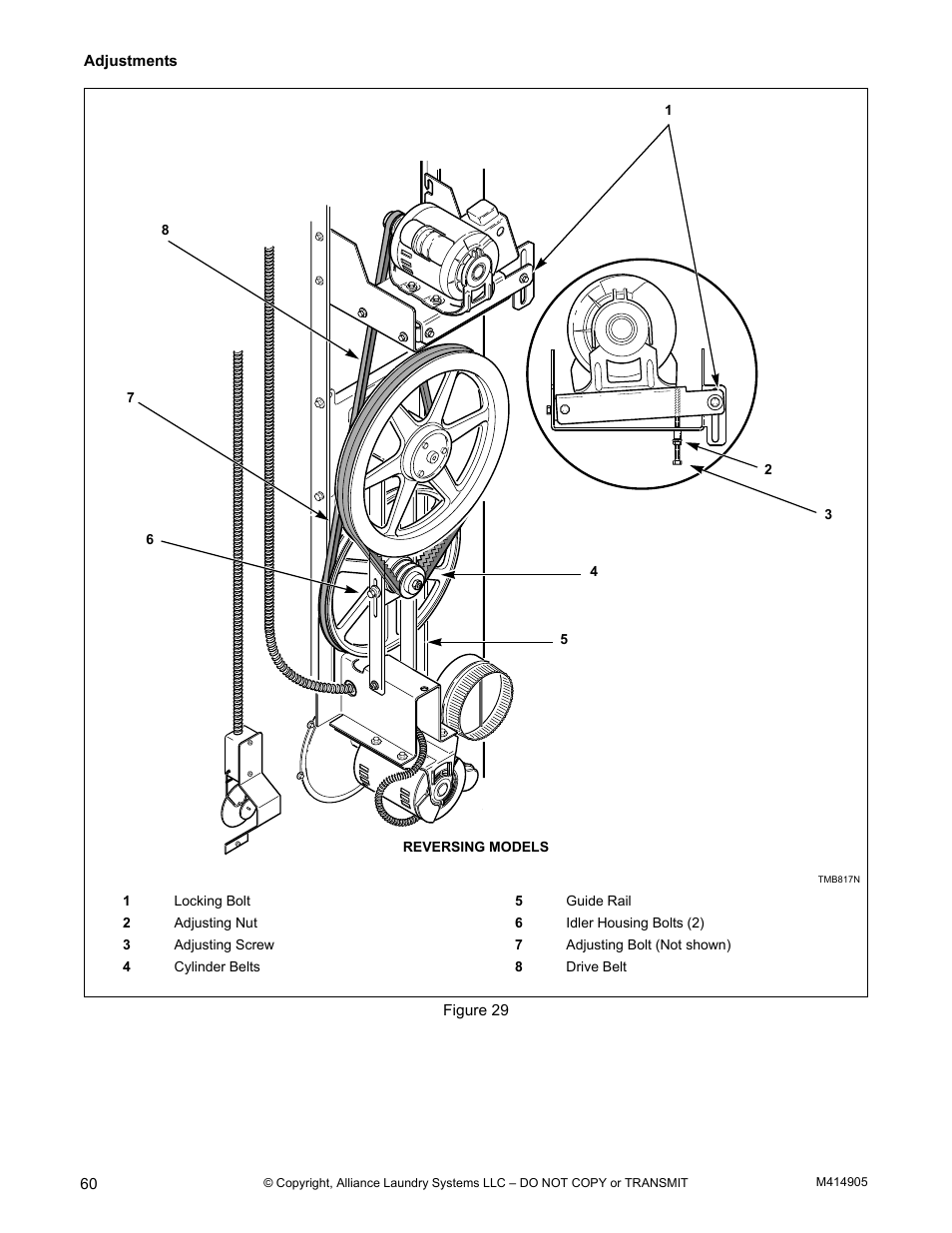 Alliance Laundry Systems TMB795C User Manual | Page 62 / 63