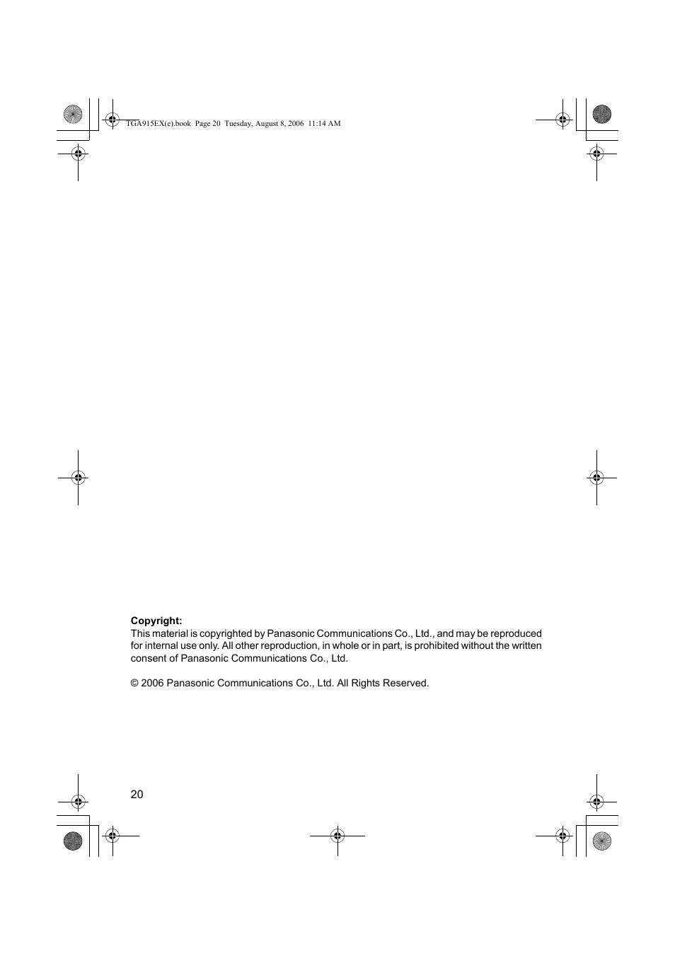 Panasonic KXTGA915EX User Manual | Page 20 / 60