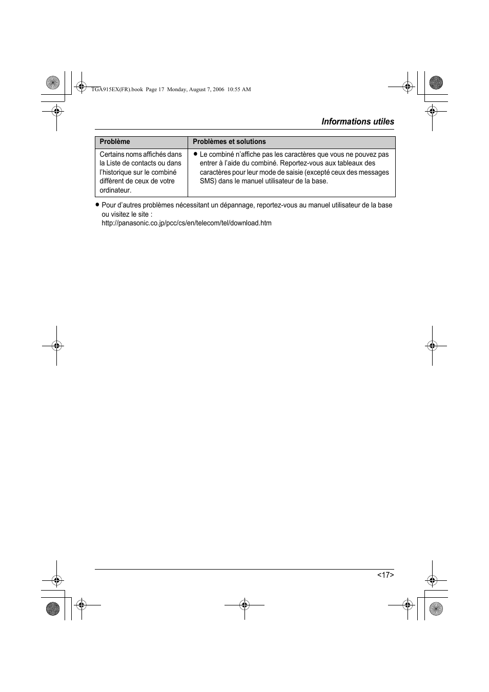 Panasonic KXTGA915EX User Manual | Page 57 / 60