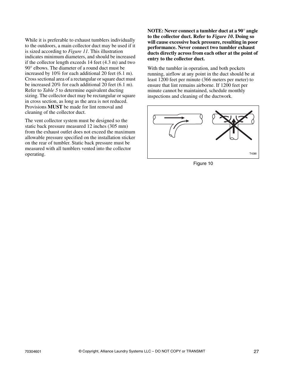 Manifold venting | Alliance Laundry Systems Drying Cabinet User Manual | Page 29 / 53