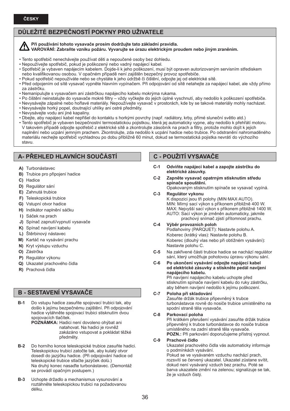 Panasonic MCCG678 User Manual | Page 36 / 48