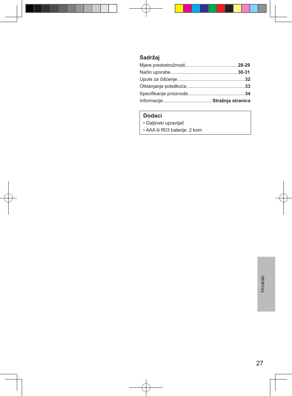Panasonic CUUE12PKE User Manual | Page 27 / 40