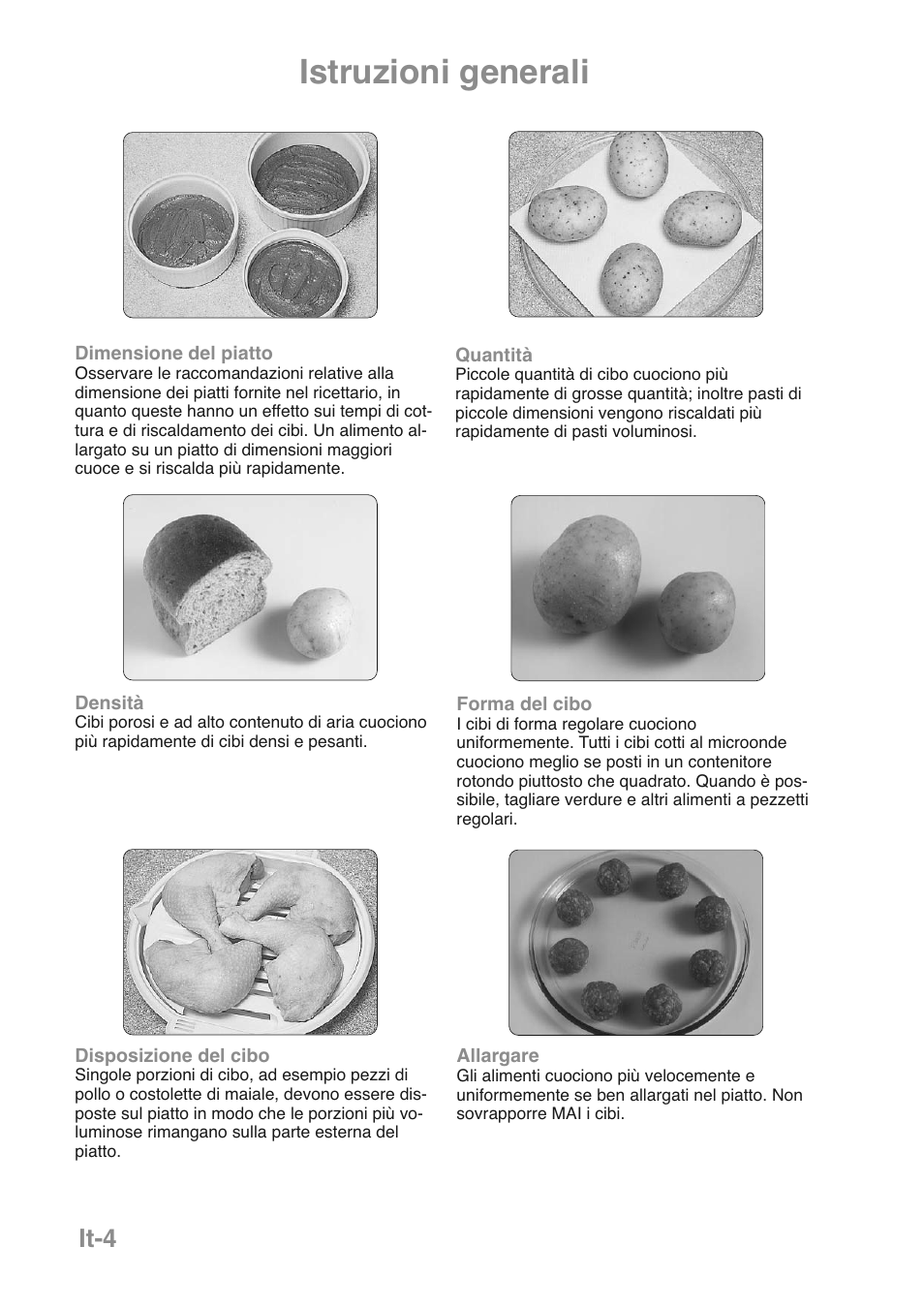 Istruzioni generali, It-4 | Panasonic NNGD469MEPG User Manual | Page 105 / 201