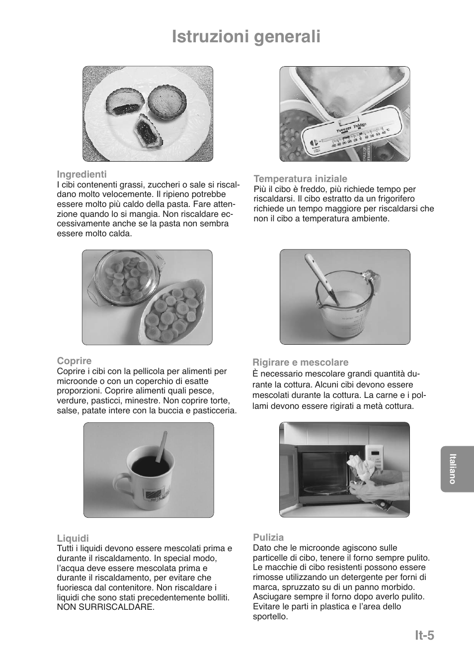 Istruzioni generali, It-5 | Panasonic NNGD469MEPG User Manual | Page 106 / 201