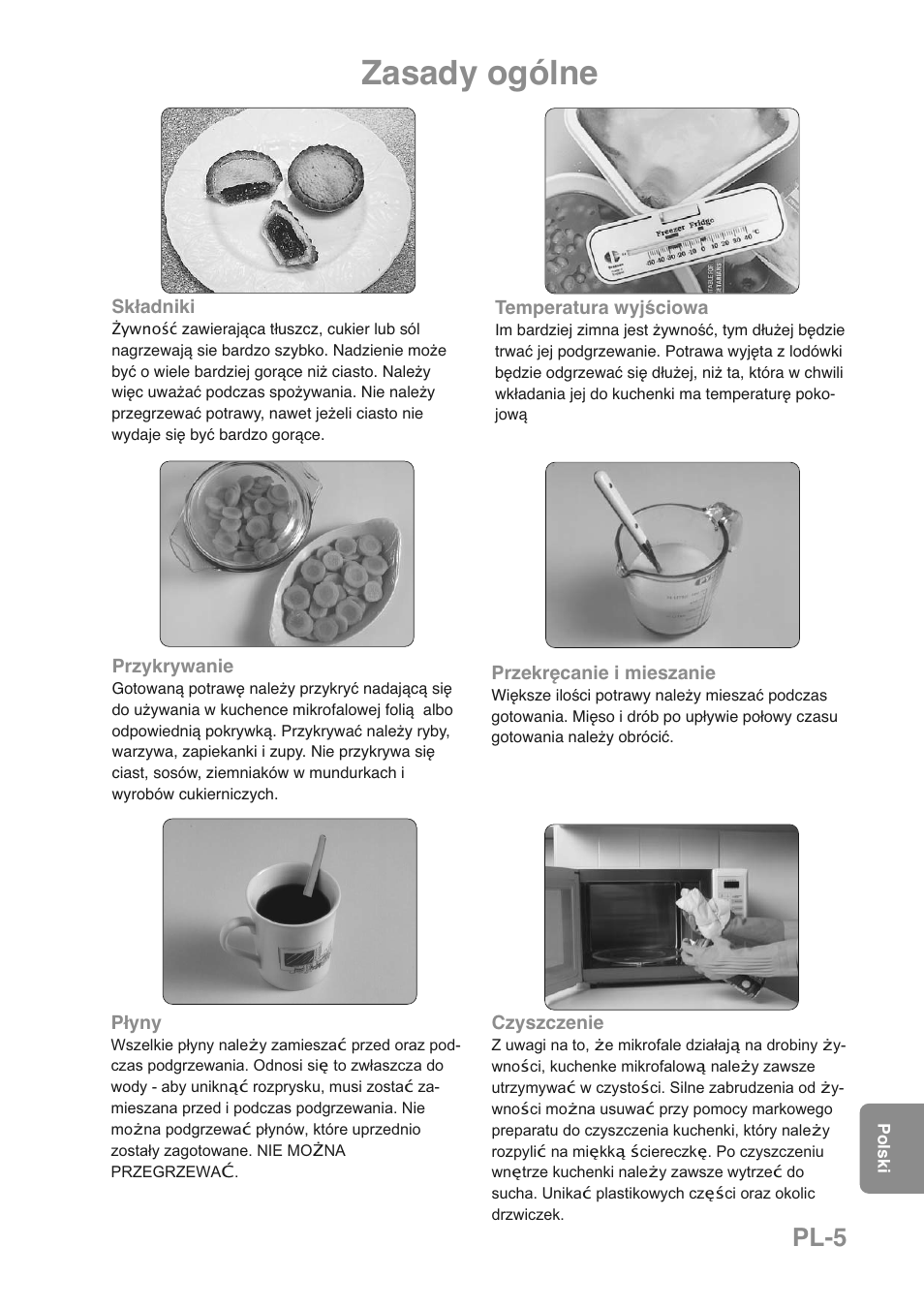 Zasady ogólne, Pl-5 | Panasonic NNGD469MEPG User Manual | Page 172 / 201