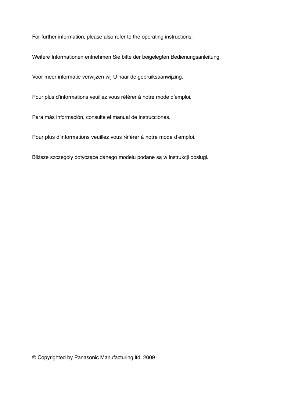 Panasonic NNGD469MEPG User Manual | Page 2 / 201