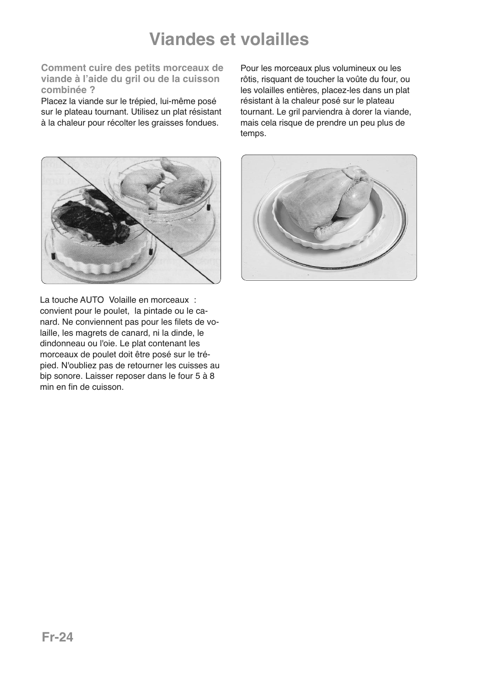 Viandes et volailles, Fr-24 | Panasonic NNGD469MEPG User Manual | Page 92 / 201