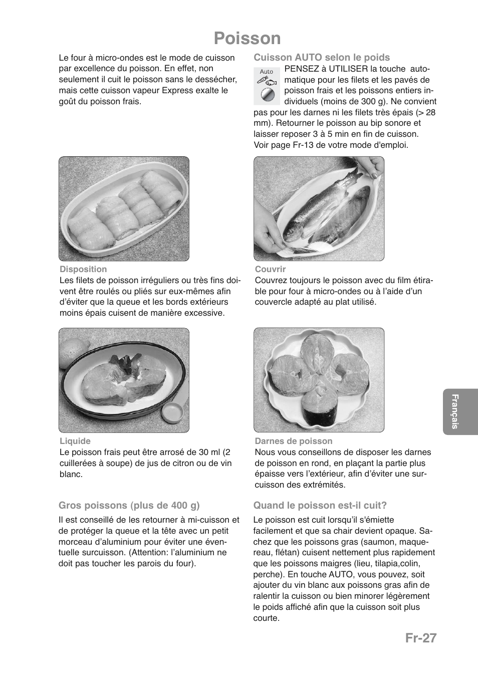 Poisson, Fr-27 | Panasonic NNGD469MEPG User Manual | Page 95 / 201