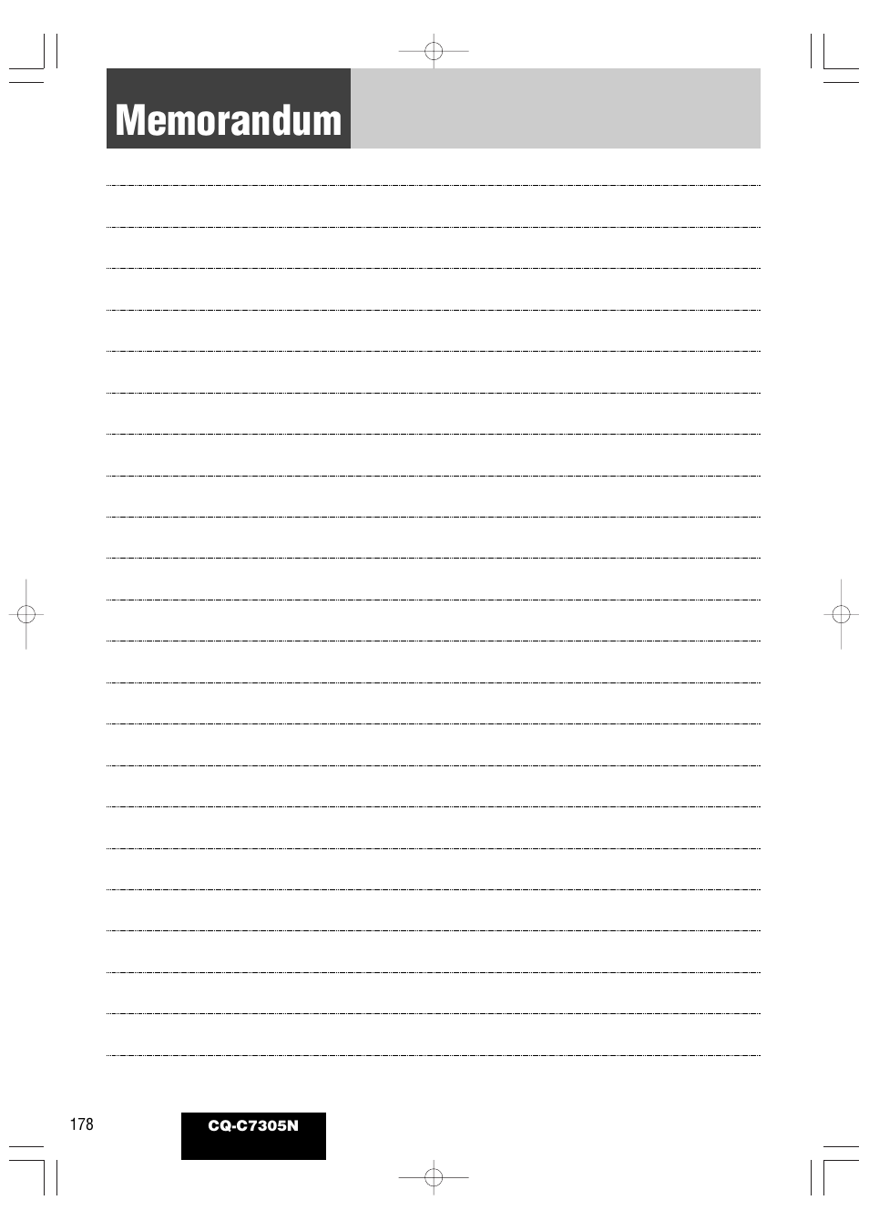 Panasonic CQC7305N User Manual | Page 64 / 66