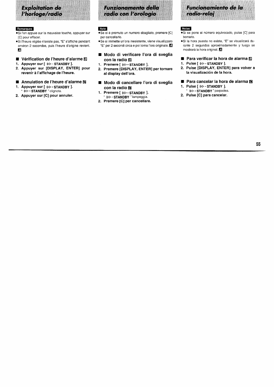 Panasonic RFB55 User Manual | Page 55 / 84