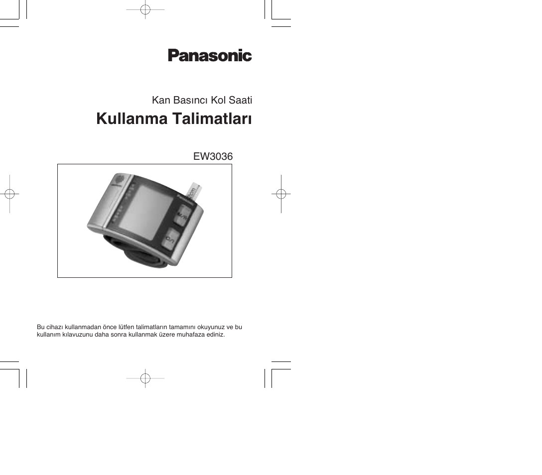 Kullanma talimatlar | Panasonic EW3036E2 User Manual | Page 57 / 78