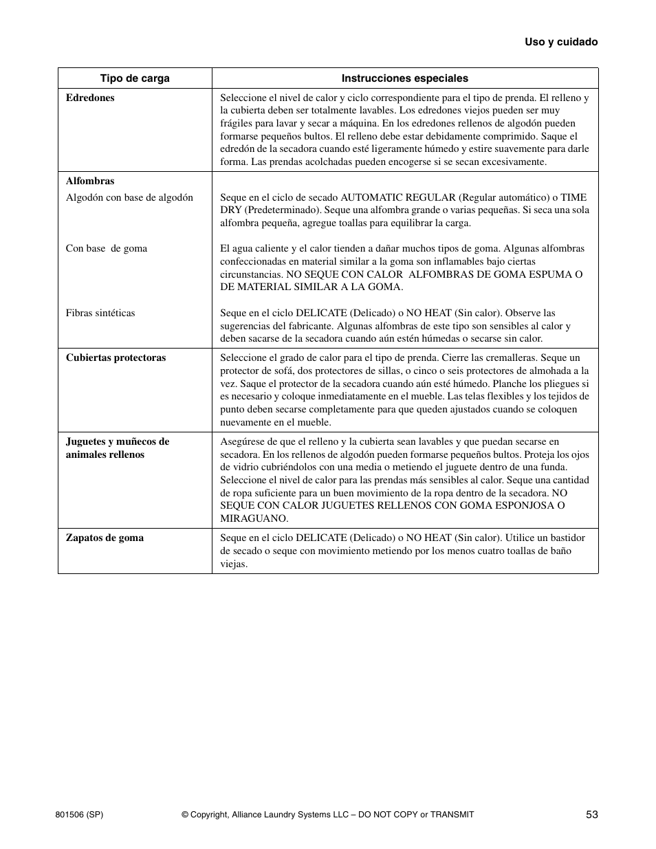 Alliance Laundry Systems SWD441C User Manual | Page 55 / 62