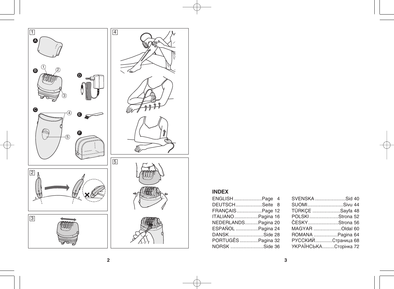 Panasonic ES2013 User Manual | Page 2 / 6