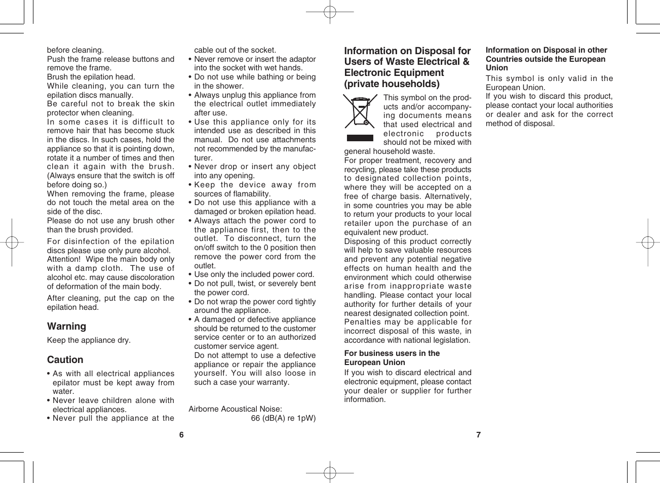 Panasonic ES2013 User Manual | Page 4 / 6