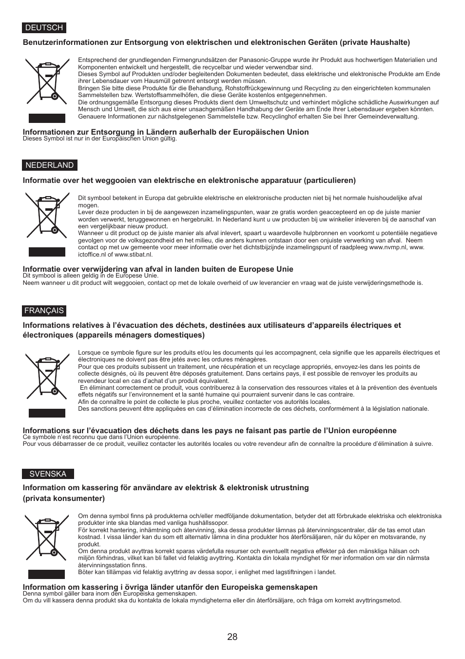 Panasonic MCCG476BE7A User Manual | Page 28 / 32