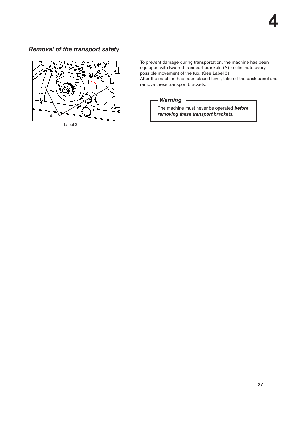 Alliance Laundry Systems HC100 User Manual | Page 27 / 56