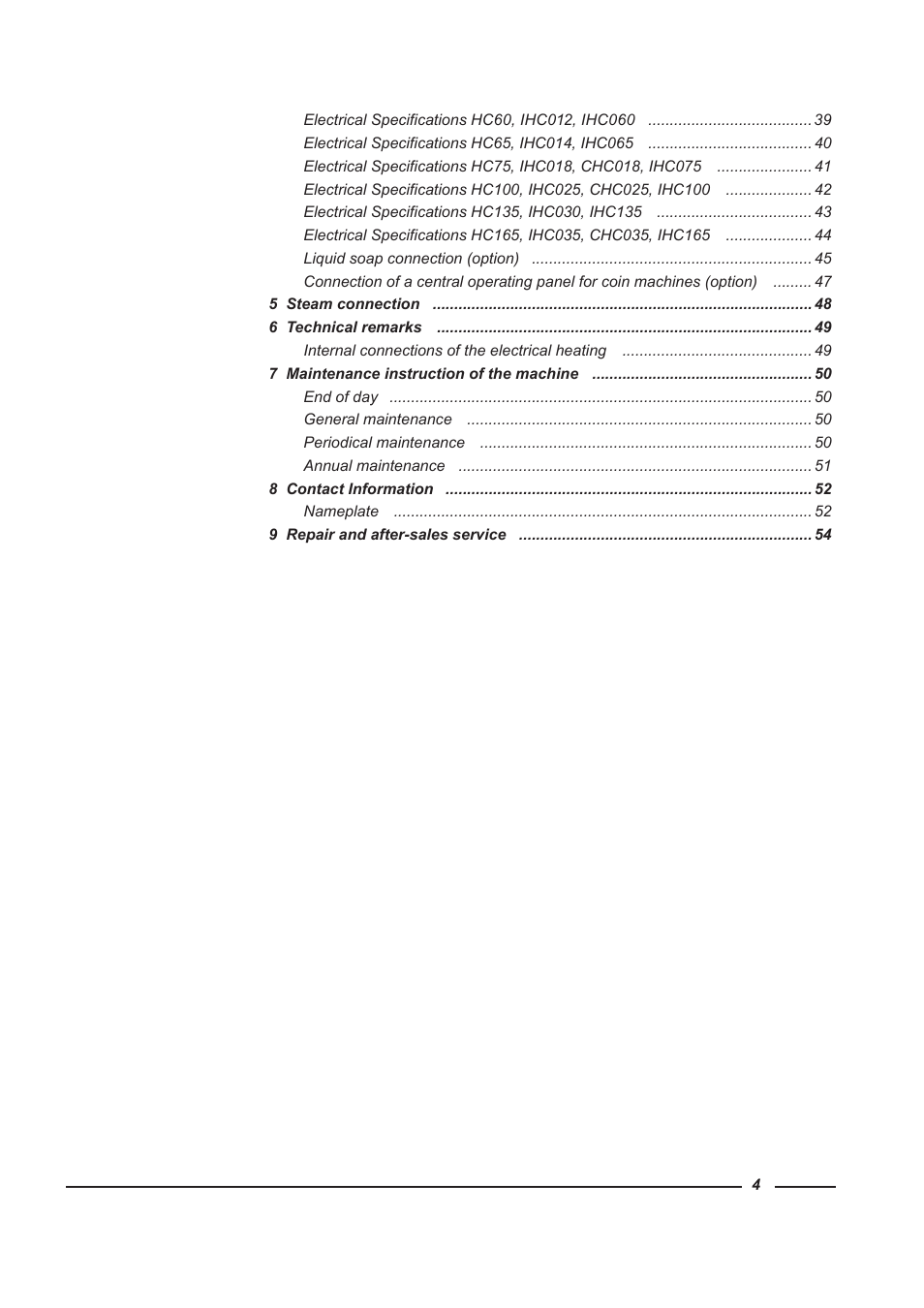 Alliance Laundry Systems HC100 User Manual | Page 4 / 56