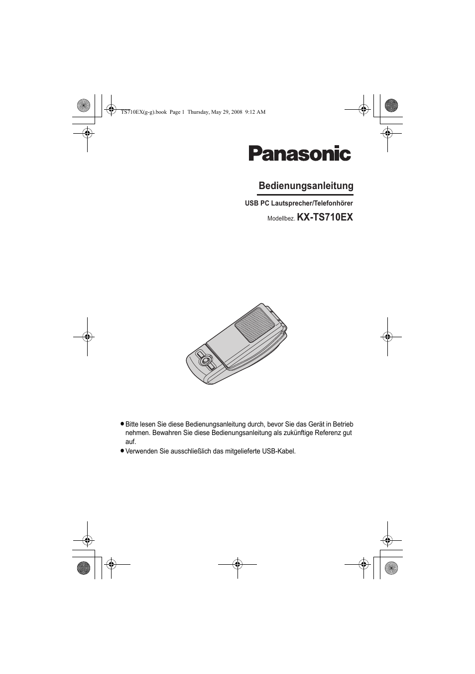 Bedienungsanleitung, Kx-ts710ex | Panasonic KXTS710EX User Manual | Page 15 / 56