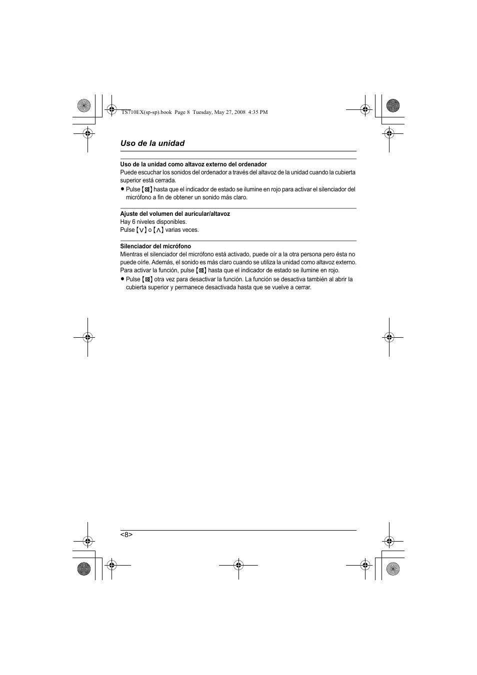 Panasonic KXTS710EX User Manual | Page 36 / 56