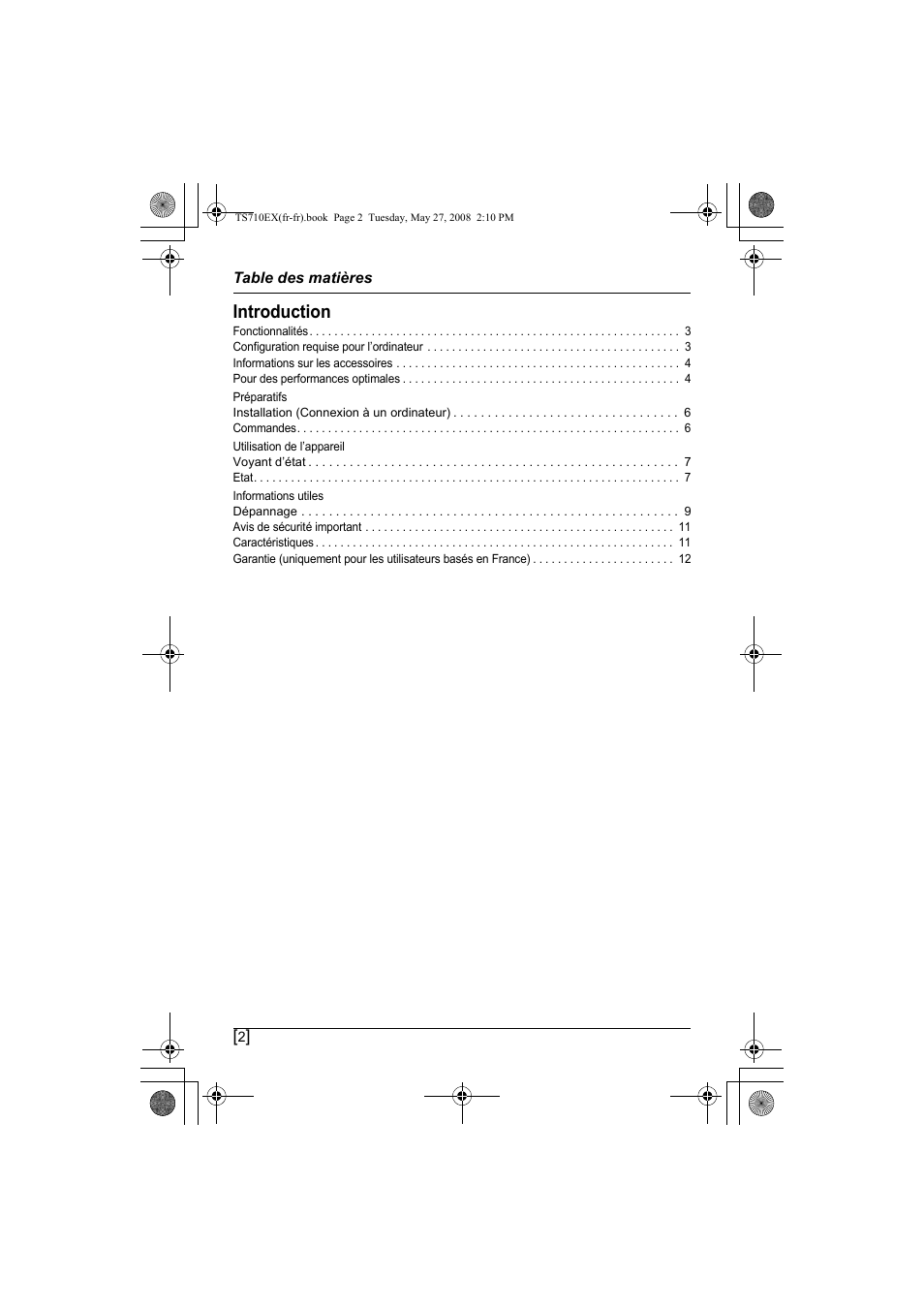 Introduction | Panasonic KXTS710EX User Manual | Page 44 / 56