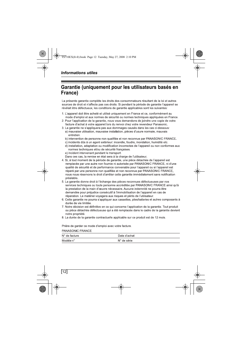 Panasonic KXTS710EX User Manual | Page 54 / 56