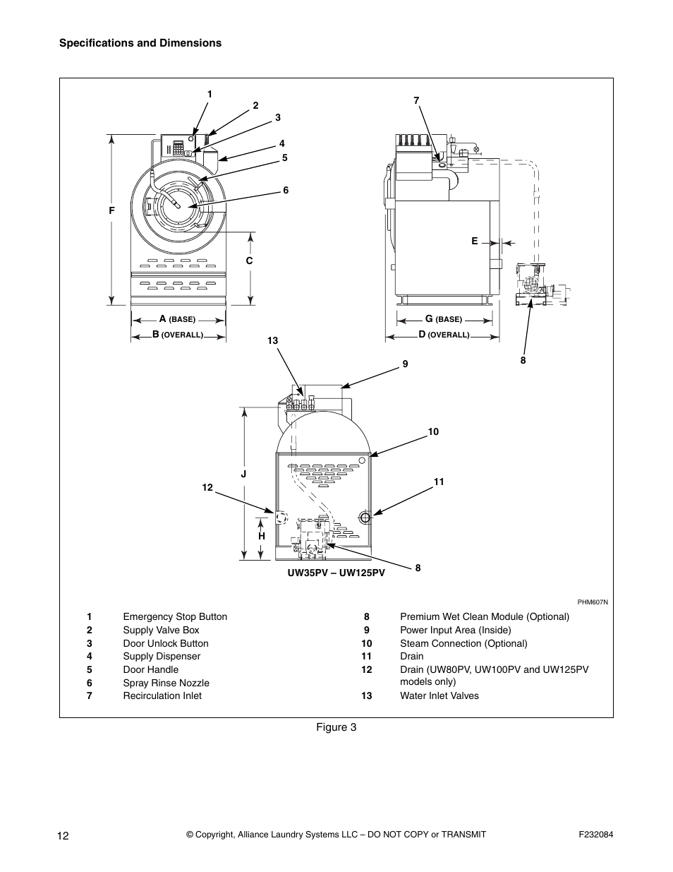 Alliance Laundry Systems UW35PV User Manual | Page 14 / 43