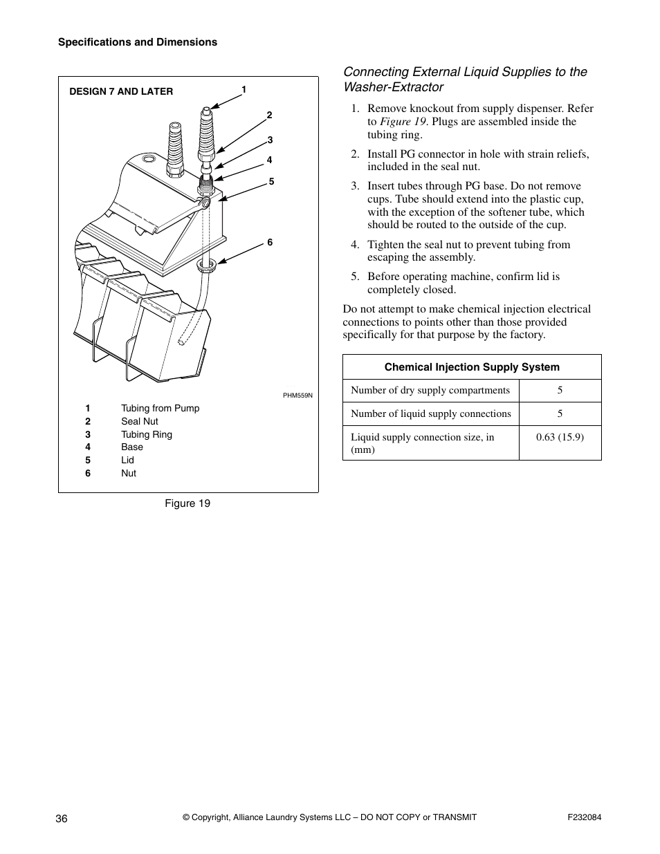 Alliance Laundry Systems UW35PV User Manual | Page 38 / 43