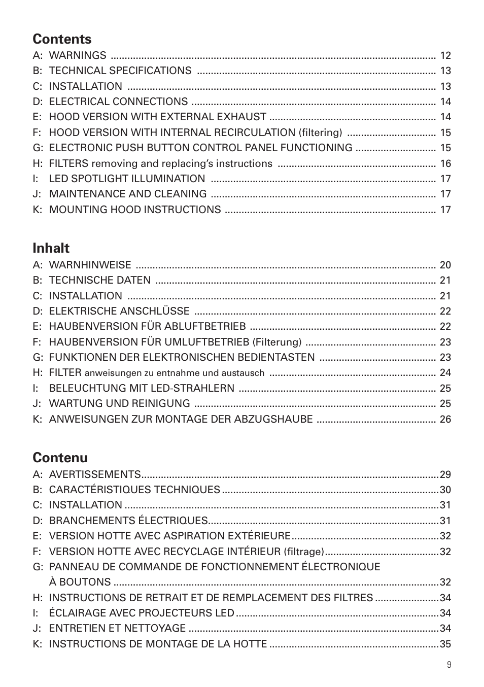 Panasonic KHB90FBW1 User Manual | Page 11 / 92