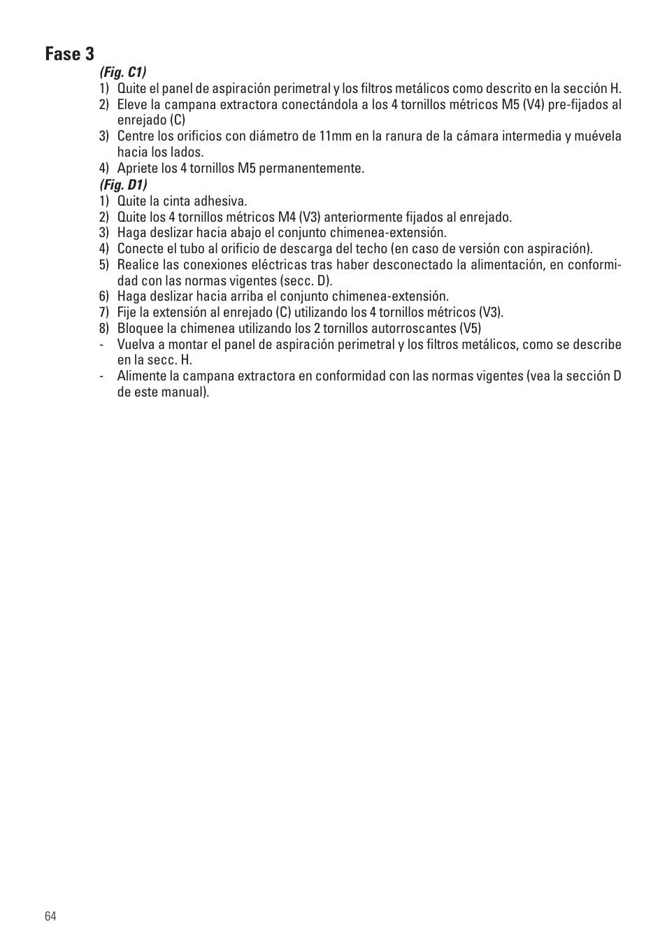 Fase 3 | Panasonic KHB90FBW1 User Manual | Page 66 / 92