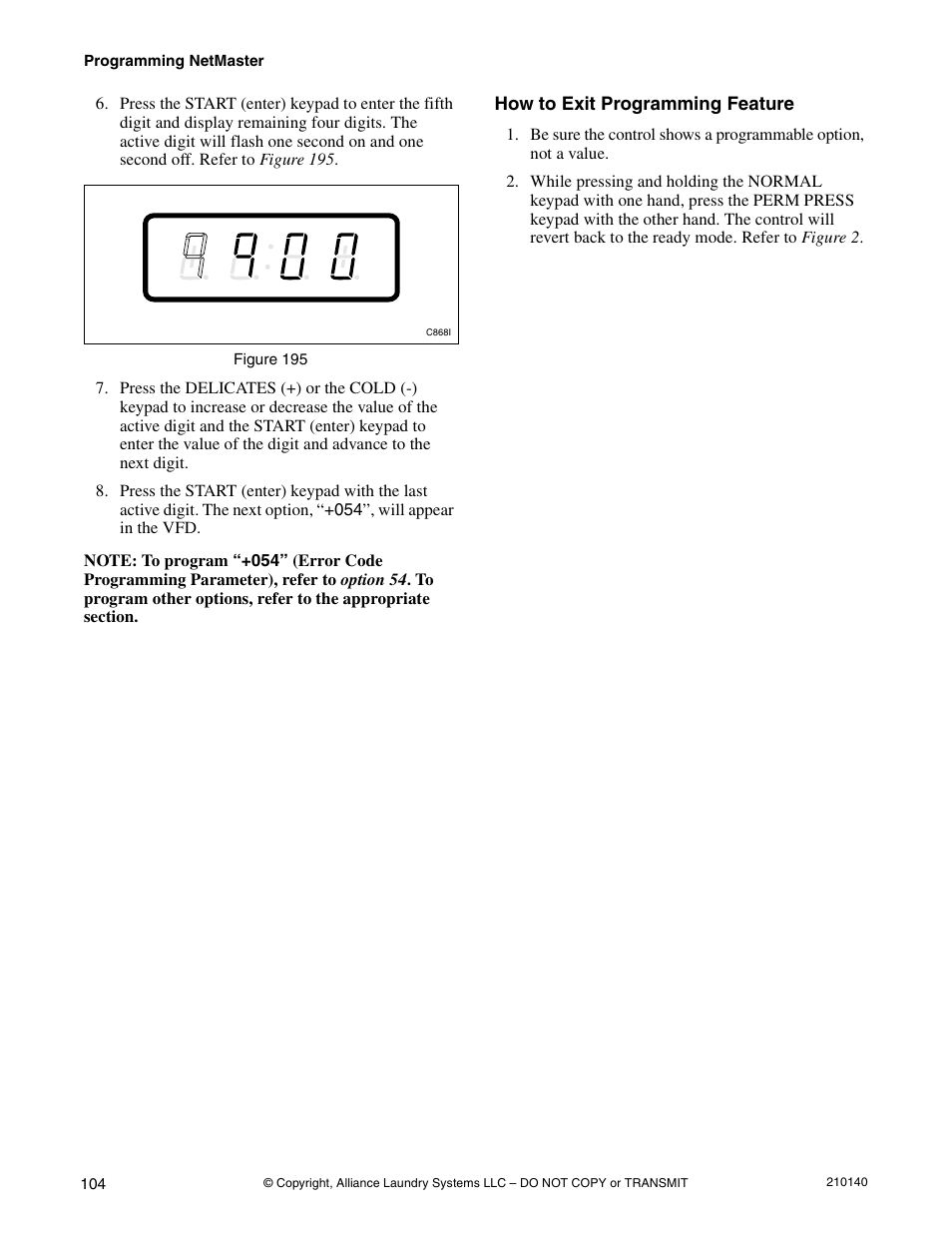 Alliance Laundry Systems HWTB21 User Manual | Page 106 / 134