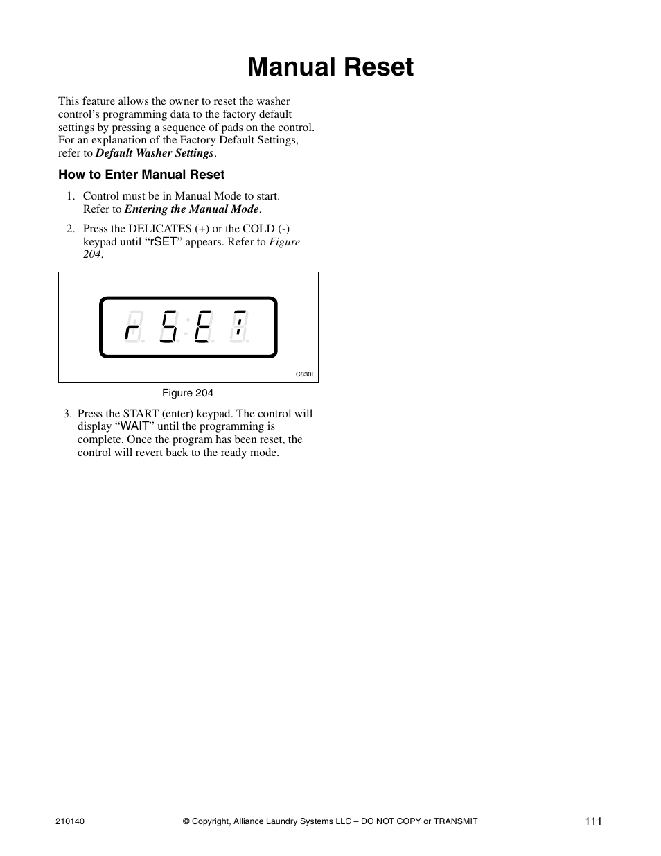 Manual reset | Alliance Laundry Systems HWTB21 User Manual | Page 113 / 134