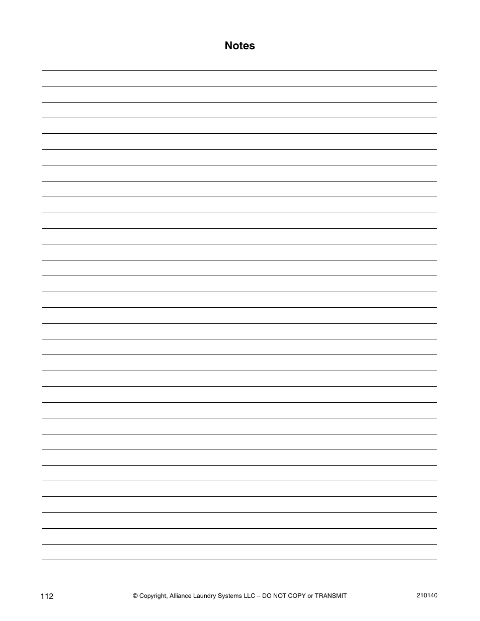Alliance Laundry Systems HWTB21 User Manual | Page 114 / 134