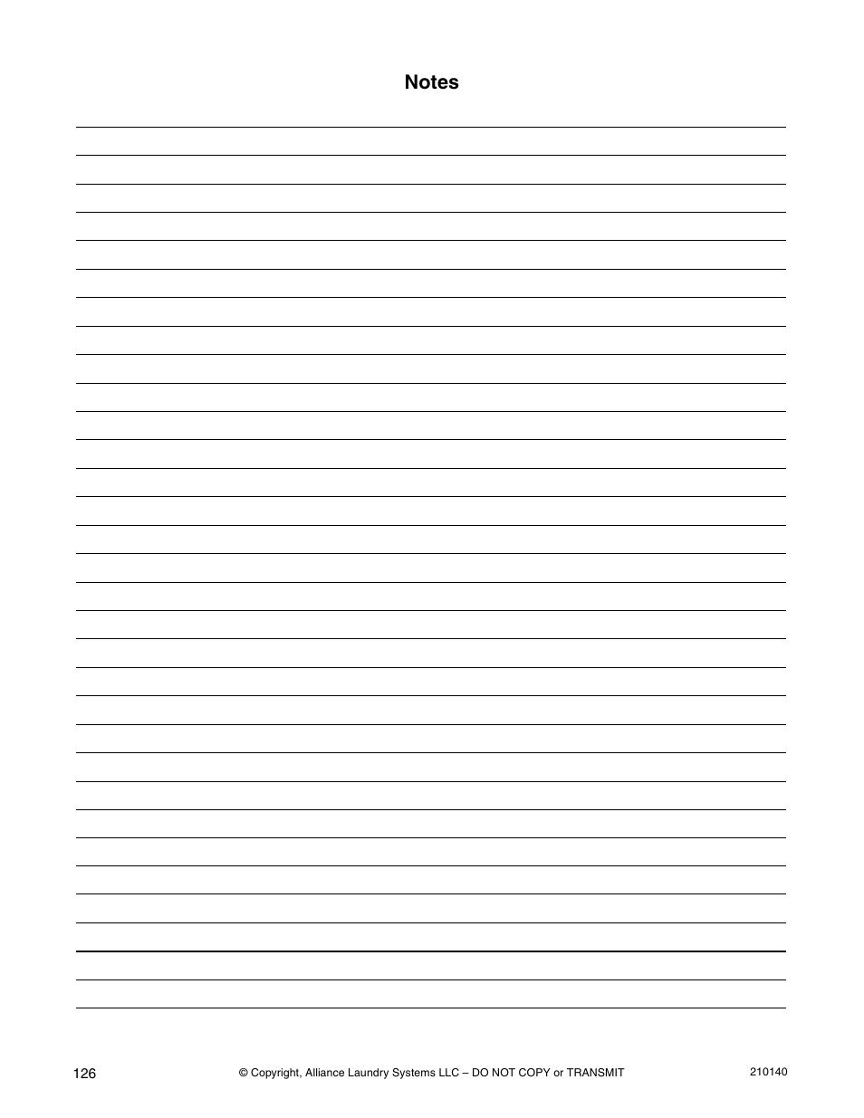 Alliance Laundry Systems HWTB21 User Manual | Page 128 / 134