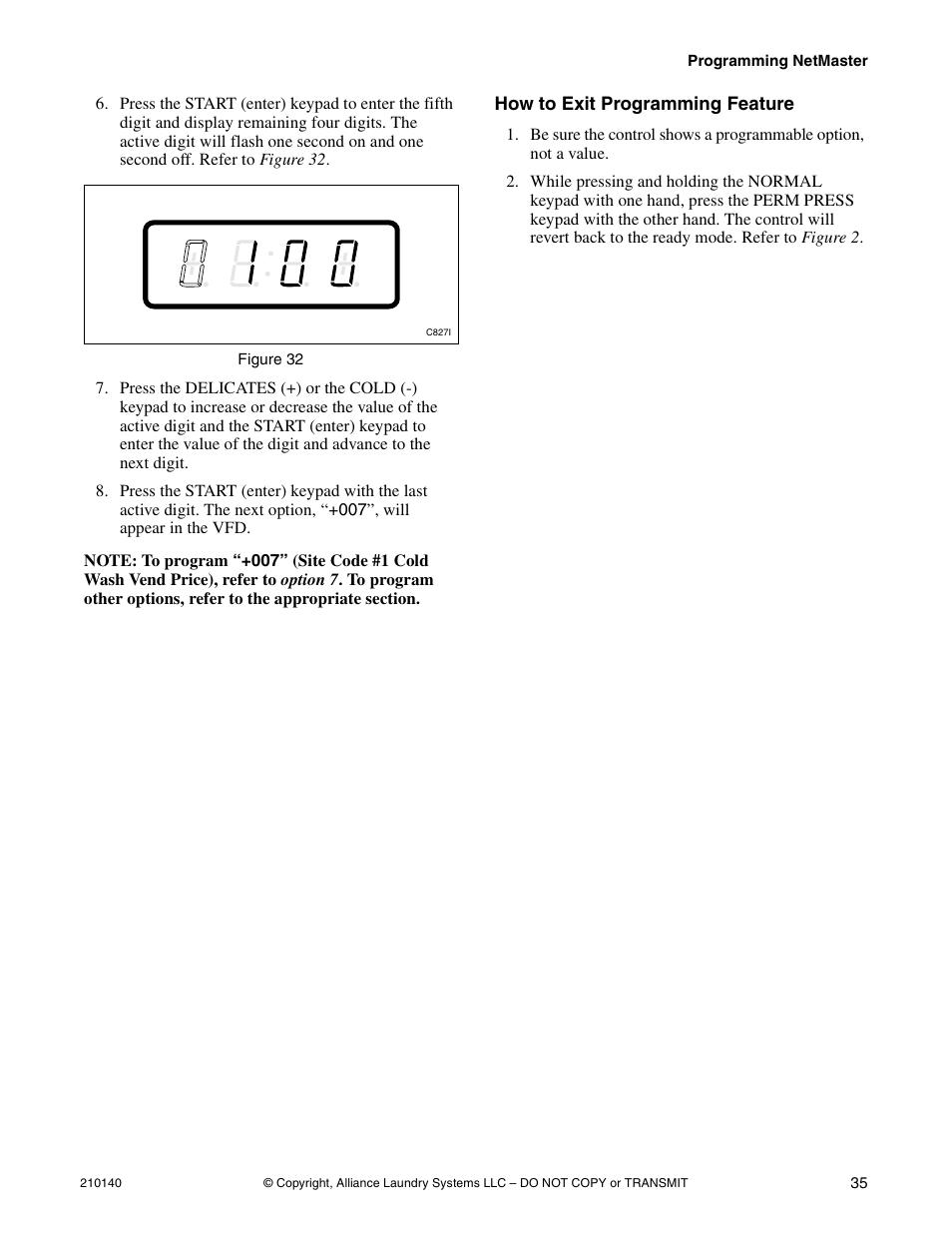 Alliance Laundry Systems HWTB21 User Manual | Page 37 / 134