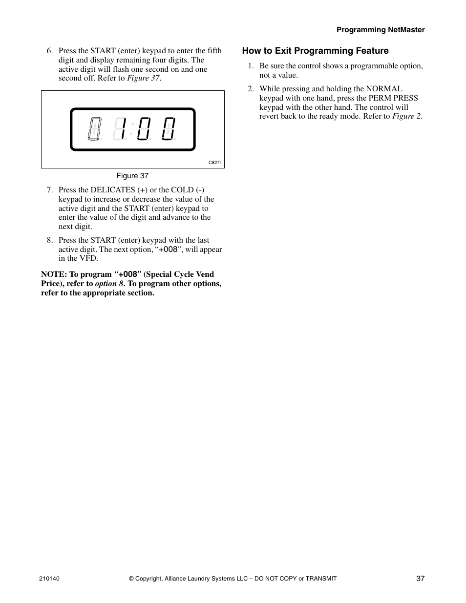 Alliance Laundry Systems HWTB21 User Manual | Page 39 / 134