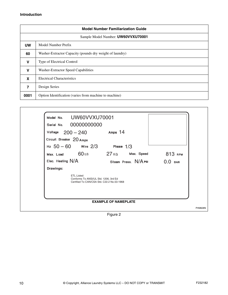 Alliance Laundry Systems F232182R1 User Manual | Page 12 / 34