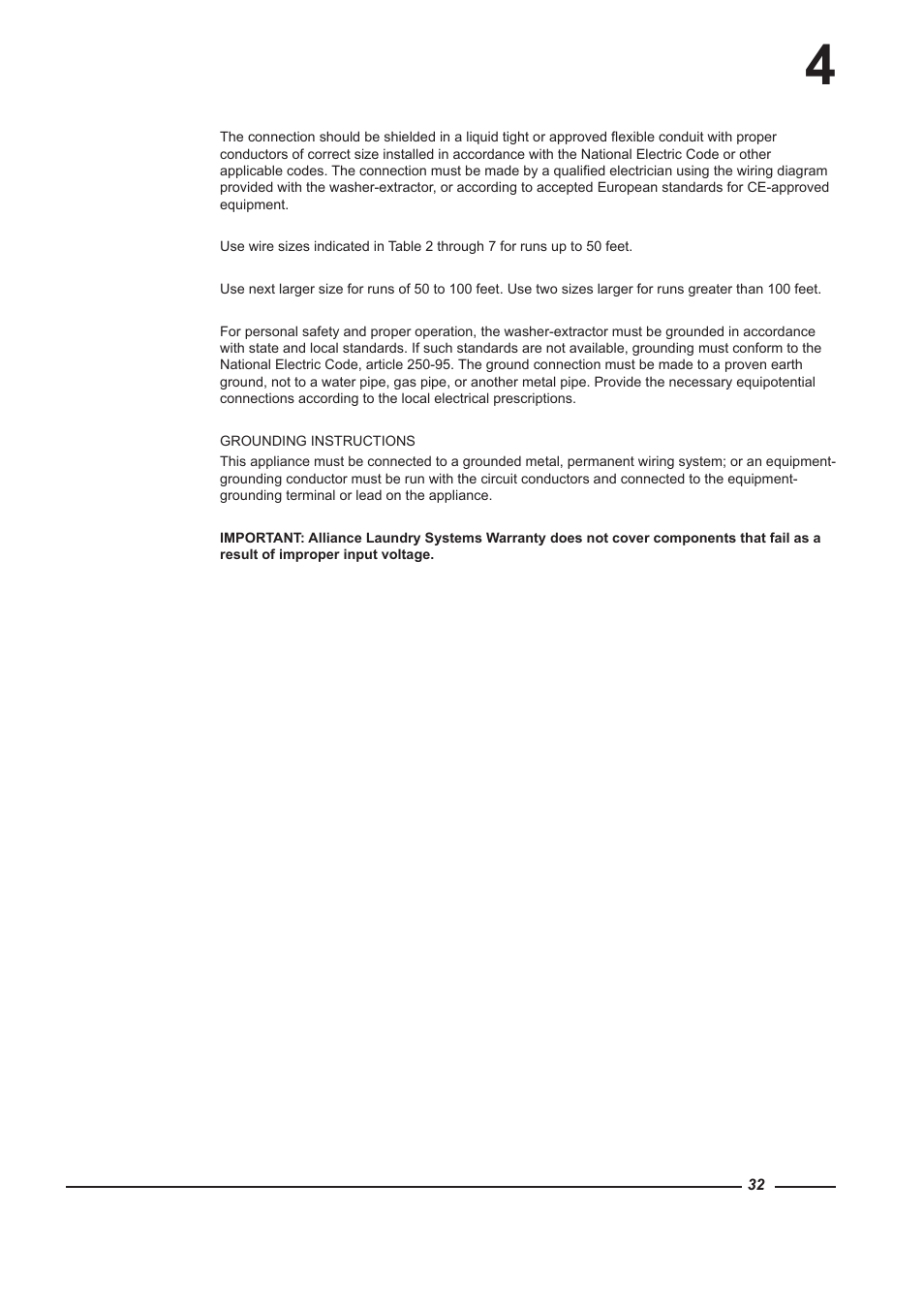 Alliance Laundry Systems WFF135 User Manual | Page 32 / 51